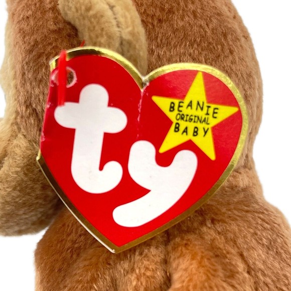 TY Beanie Baby 1995 Bongo The Monkey & Sealed McDonald’s Teenie Beanie Bongo - Picture 6 of 10